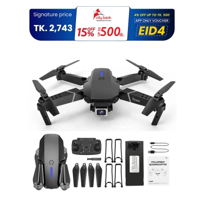 Picture of New E88 Pro Max/ EVO Drone With Brushless Motor, Dual Battery HD Dual Camera Optical Flow Perfect For any Age. Drone Camera / Drone 