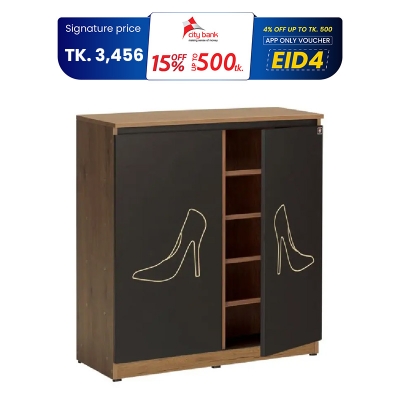 Picture of  Meraj Furniture Modern Home CNC Design Shoe Cabinet/ Shoe Storage Rack, Shoe Organizer for Entryway, Bedroom, Living Room, Apartment