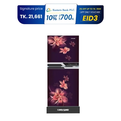 Picture of MYONE 165 liter Gorgeous Tulip Black Match Refrigerator (MY-1F5G)