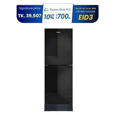 Picture of Whirlpool 257 Liters Fresh Magic Pro Frost Refrigerator Crystal Black (Best Price)