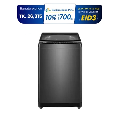 Picture of Haier 8Kg Top Loading Automatic Washing Machine (HWM80-316S6) Starry Silver