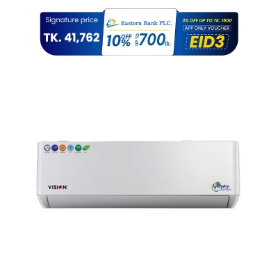 Picture of Vision AC 1 Ton Hot And Cool & WiFi Inverter - VSN-12K-HCWiFi-INV410 4D Ultra