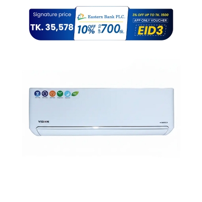 Picture of VISION Glass Door Smart Dispensar Refrigerator RE-238 Liter Black Bottom Mount