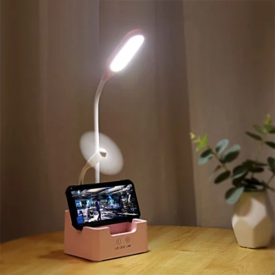 Picture of 4 in 1 Multi-function LED Desk Lamp With Fan