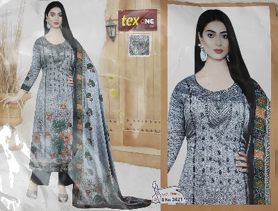 Picture of 100% Premium cotton digital printed 3 Piece