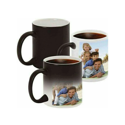 Picture of Customized Printed Magic Mug – Black
