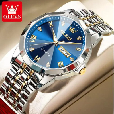 Picture of OLEVS 9931G New Exclusive Design Quartz Watch for Men  Nevy blue
