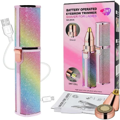 Picture of Eyebrow Trimmer and Facial Hair Shaver 2 in 1