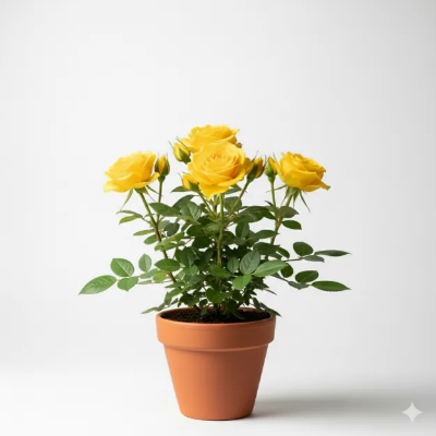 Picture of হোলুদ গোলাপ চারা - আকর্ষণীয় এবং সুগন্ধী Yellow Rose Plant