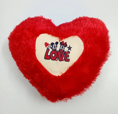 Picture of Heart Shape Red Love Pillow | Send Soft Toys as Gifts