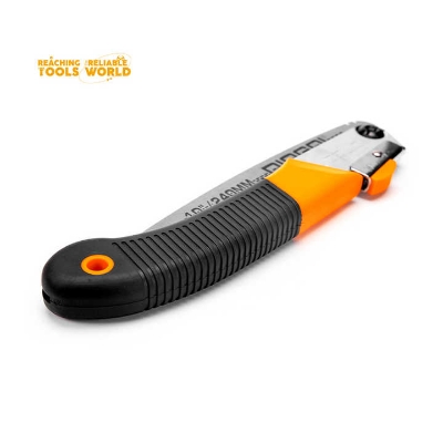 Picture of DingQi 240/270MM Plastic Handle Garden Collapsible Pruning Hand Saw for Woodworking-43024 (Yellow)
