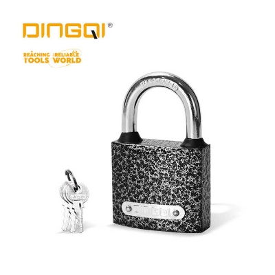 Picture of DingQi 50mm Iron Waterproof Padlocks and Professional Custom High Security Padlocks-151250 (Black)