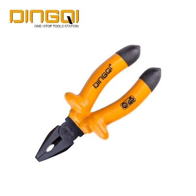 Picture of DingQi New 6" Inch Insulation Pressure Combination Pliers With TPR Handles-21006 (Orange)