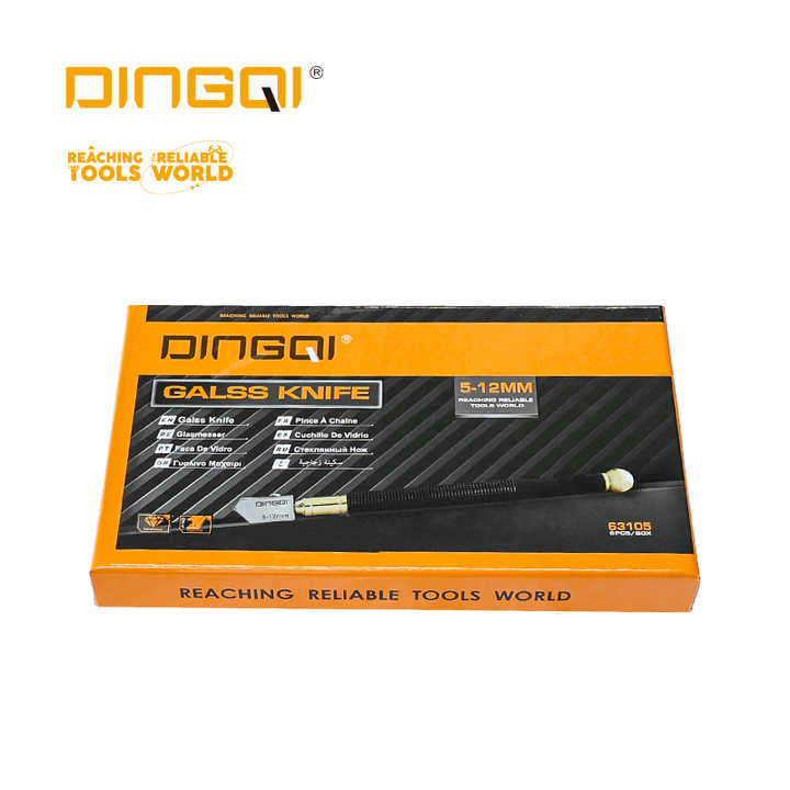 Picture of MegaStar 5-12mm Diamond Glass Knife for Cutting Thick Glass Tiles Household Multifunctional Hand Knife Roller Type-MGS10 (Black)