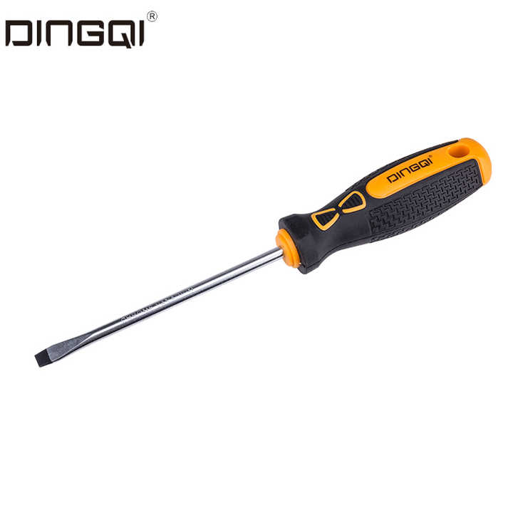 Picture of DingQi 5" inch High Quality Hand Tools Rubber Handle Magnetic Screwdriver-68205 (Black)
