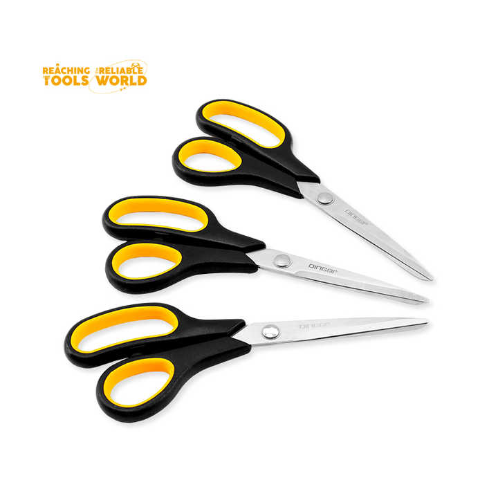 Picture of DINGQI 8.5-inch Multipurpose Stainless Steel Scissors for Office Home Household School-FG02085 (Black)