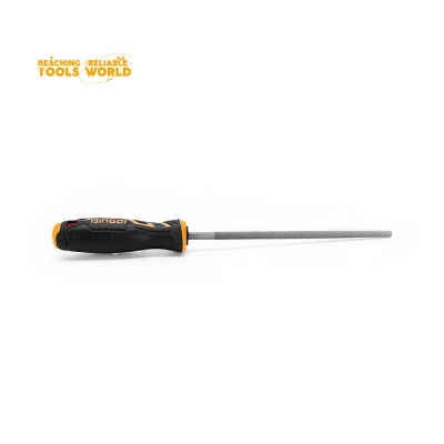 Picture of DINGQI 8 Inch Round Stainless Steel Hand File Tools-64003 (Black)