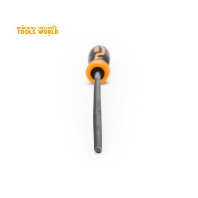 Picture of DINGQI 8 Inch Round Stainless Steel Hand File Tools-64003 (Black)