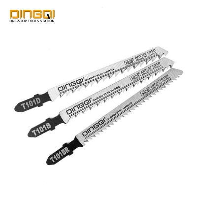 Picture of DINGQI T Shank Jigsaw Blades Assorted Jig Saw Blade Set for Cutting Wood Plastic Metal-47101B (Silver)
