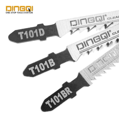 Picture of DINGQI T Shank Jigsaw Blades Assorted Jig Saw Blade Set for Cutting Wood Plastic Metal-47101B (Silver)