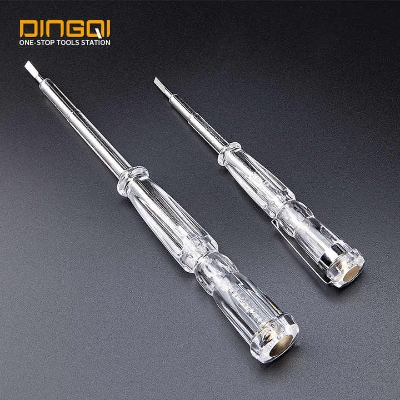 Picture of DingQi Practical Voltage Tester Household Electrical Test Pencil-68113,68116 (White)
