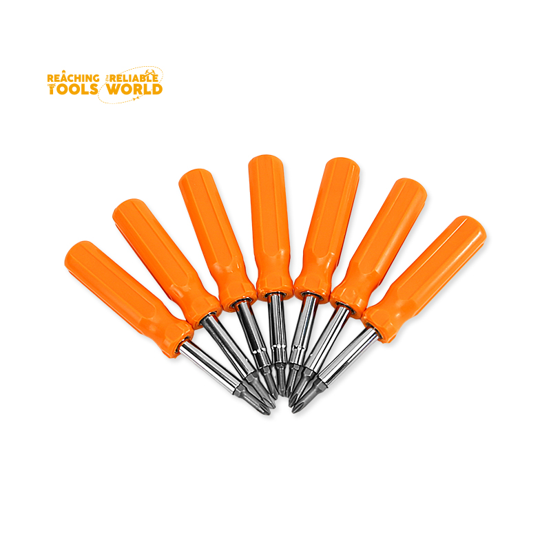 Picture of DingQi 4-in-1 Multi-Purpose Screwdriver – Model 68009 – Versatile Hand Tool (Yellow)