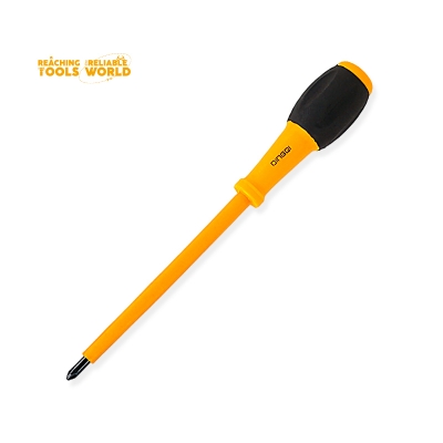 Picture of DINGQI 7PCS Insulated Screwdriver Set – Model 68007 – Professional Electrical Hand Tool Kit (Yellow)