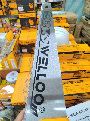 Picture of WELLOO 16", 18" Hand Saw for Wood Cutting HDS55012 🛠️🪚 (Yellow)