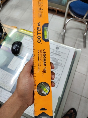 Picture of WELLOO 20" Inch Magnetic Spirit Level SPL6050 🛠️📏 (Yellow)