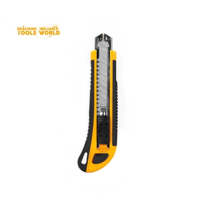 Picture of 🛠️ DINGQI Widely Used Superior Quality Utility NT Blades Cutter (Foldable) With 5Pcs Extra Blades – 63103 (Black)