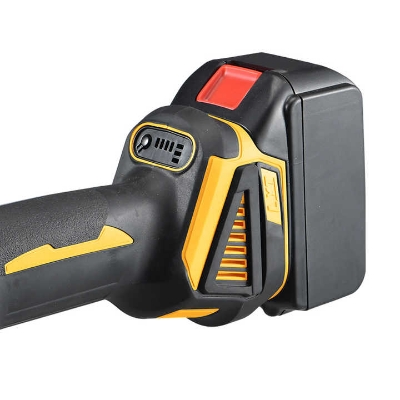 Picture of HR 48v Battery Wireless Brushless 100mm Mini Amoladora Angular Inalambrica Esmeril Cutting Electric Cordless Angle Grinder (Yellow)