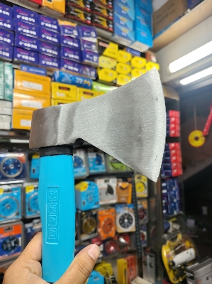 Picture of 🪓 Manufacturer Full Polished Head Axa – 600g with Rubber Plastic Handle (GS600) (Silver)