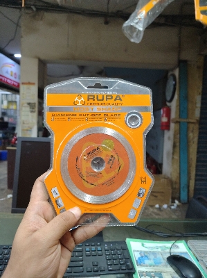 Picture of 💎 RUPA 4" / 105mm Round Type Premium Diamond Cut-Off Blade (Yellow)