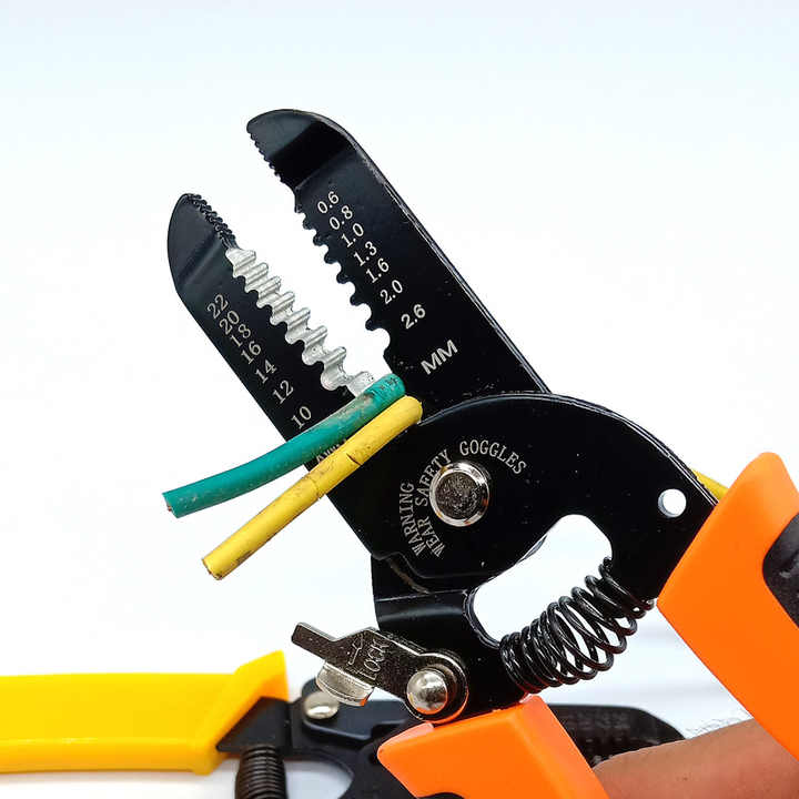 Picture of 🛠️Professional 7" AWG Wire Stripper & Cutter – Multi Functional Cable Wire Stripping Pliers