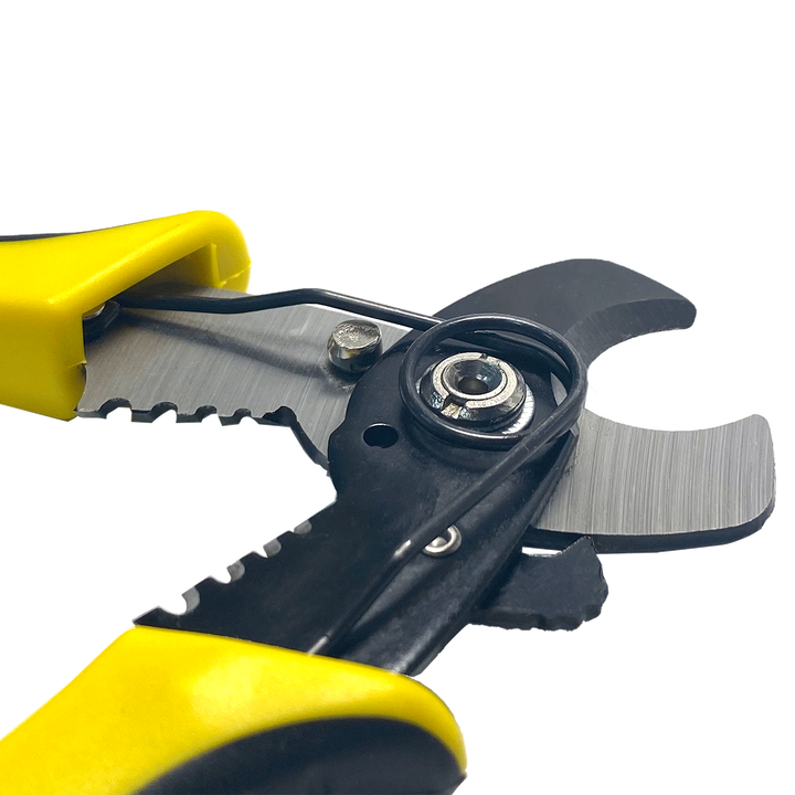 Picture of 🛠️ FB6001 8" Multi Tool Wire Stripper – Cable Cutting & Stripping Pliers (Yellow)