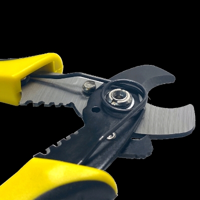 Picture of 🛠️ FB6001 8" Multi Tool Wire Stripper – Cable Cutting & Stripping Pliers (Yellow)