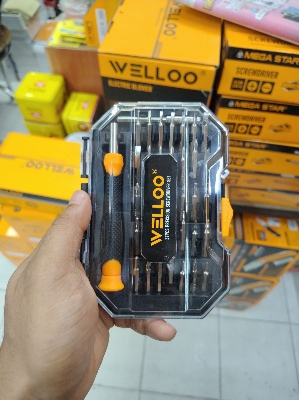 Picture of WELLOO 37Pcs Precision Screwdriver Set For Multipurpose Usage SCT01037 (Black)
