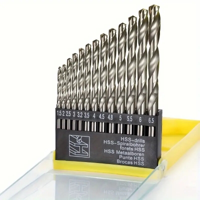 Picture of 13pcs Metric Cobalt Twist Drill Bits for And Hard Metal(1.5mm-6.5mm)