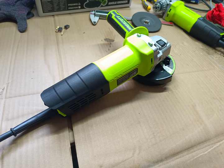 Picture of PRESCOTT MINI ANGLE GRINDER 100MM/115MM 220V 850W ELECTRIC CUTTING GRINDING POWER TOOLS (Green)