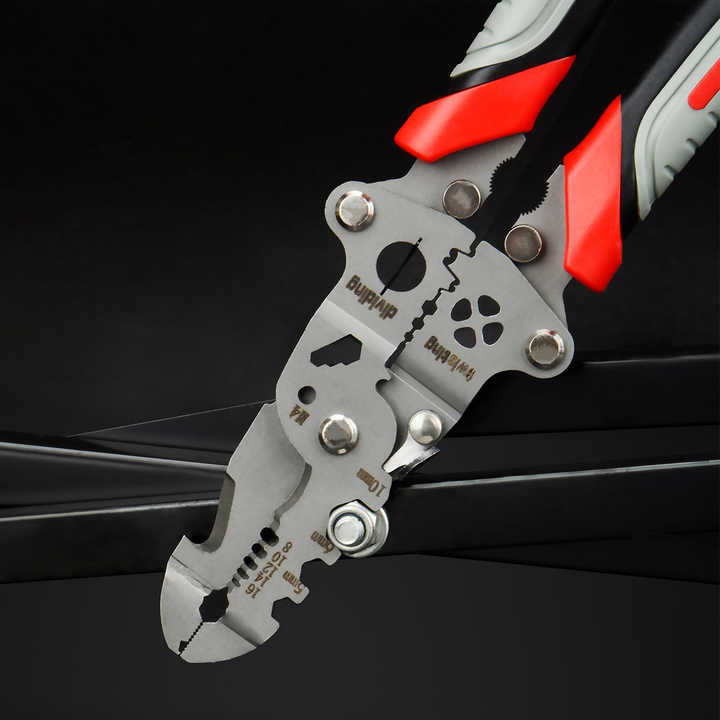 Picture of Z510 Industrial Multifunctional Electrician Wire Stripper Cutter for Electrical Wires Branching Stripping Electrician Tools