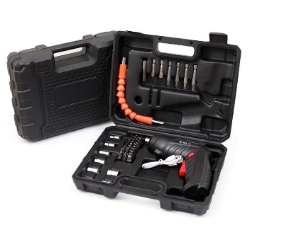 Picture of 🔧 Tuoye Cordless Screwdriver Tool Set (47 pcs) – Powerful & Handy Screwgun (Black)