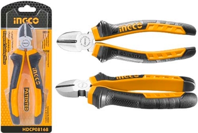 Picture of INGCO 6" Industrial Diagonal Cutting Pliers (HDCP08168) (Orange)