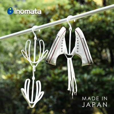 Picture of 2 Pcs 360 Degree Rotatable Shoe Dry hanger or Cloth, Bag, Cap Drying Hanger(Multicolor)