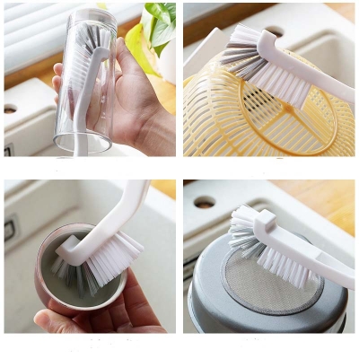 Picture of 1 pcs Kitchen Cleaning Brush Gap cleaning brush or Bottle Cleaning Brush(White)