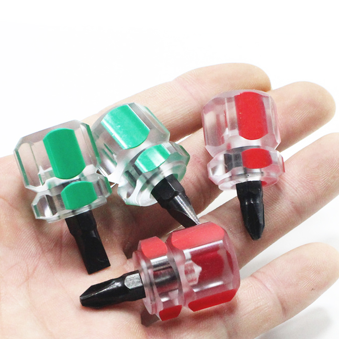 Picture of Mini Portable Radish Screw Driver Transparent Hand Repair Hand Tools Precision Car Repair Anti Slip Phillip Screwdriver Bits()