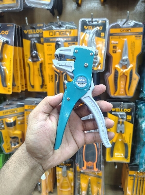 Picture of Jctop Brand New 2 in 1wire Stripper Tool Alloy Steel Wire Stripper Multi Hand Tool (Blue)