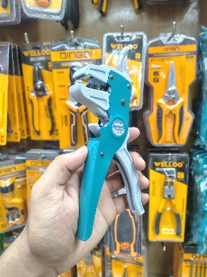 Picture of Jctop Brand New 2 in 1wire Stripper Tool Alloy Steel Wire Stripper Multi Hand Tool (Blue)