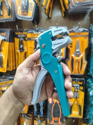 Picture of Jctop Brand New 2 in 1wire Stripper Tool Alloy Steel Wire Stripper Multi Hand Tool (Blue)