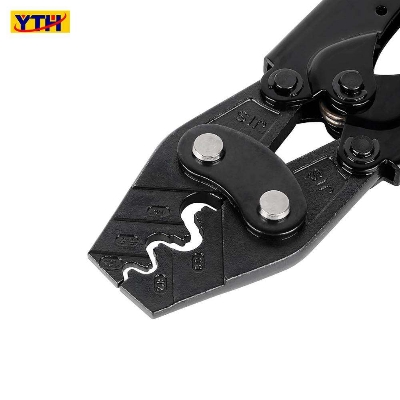 Picture of YTH-6RM Ratchet Crimping Tools Crimping Pliers Cable 1.5-6mm Multifunction Clamps Terminal Electrician Tool Pliers (Red)