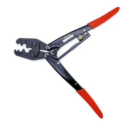 Picture of YTH-6RM Ratchet Crimping Tools Crimping Pliers Cable 1.5-6mm Multifunction Clamps Terminal Electrician Tool Pliers (Red)